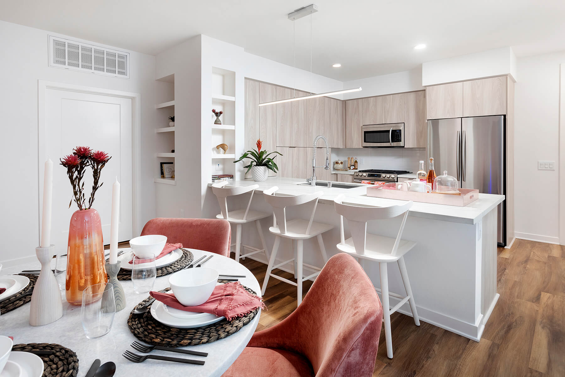 kitchen and dining room broadstone arden apartments